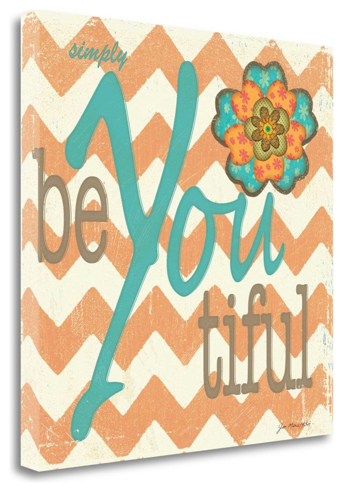 "Beyoutiful" By Jo Moulton, Giclee Print on Gallery Wrap Canvas, Ready to Hang