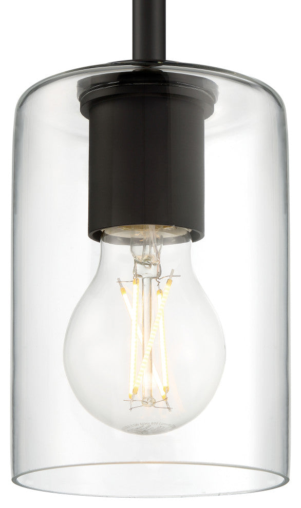 Oslo LED Pendant, Matte Black
