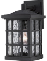 Quoizel SNN8408K One Light Outdoor Wall Lantern Stonington Mystic Black