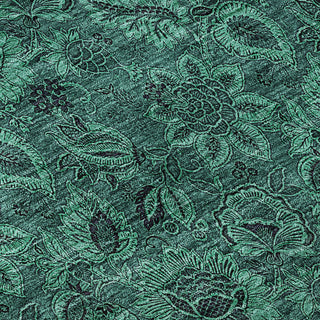 Premium Machine Washable Mayfield AMF661 Teal 5' x 7'6" Rug