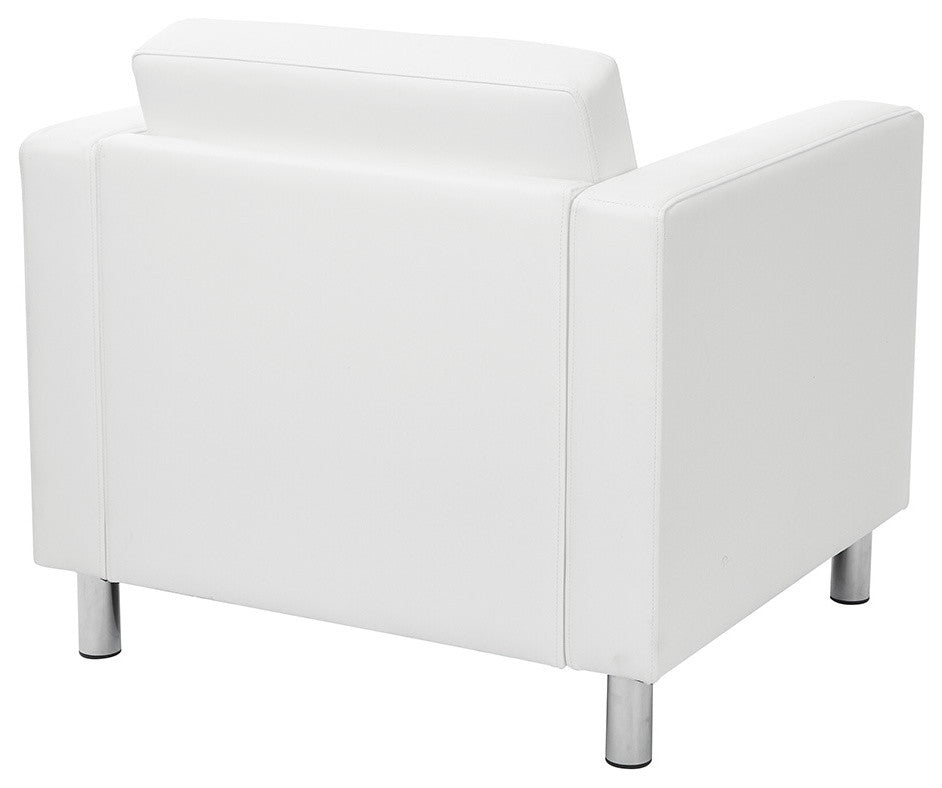 Pacific Dillon Vinyl Chair, Snow