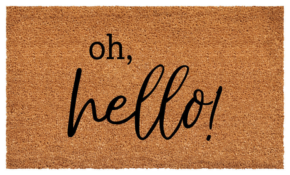 Calloway Mills Oh, hello Doormat, 24" X 36"