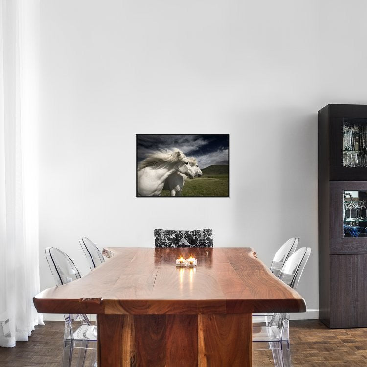 "Interplay" Framed Canvas Giclee by Brin Ingibergsson-Bragi, 31x21"