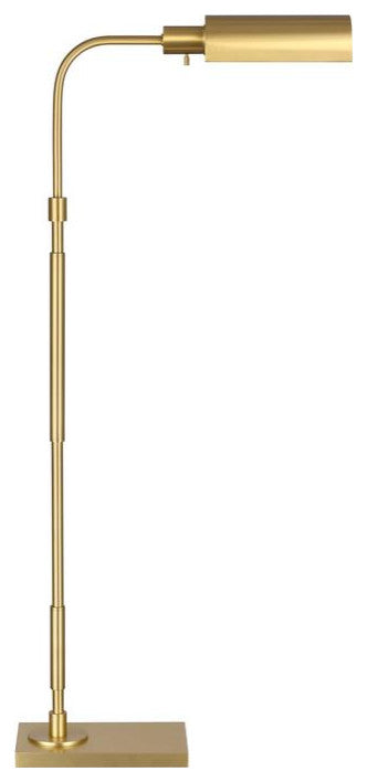 Generation Lighting, CT1161BBS1, Task Floor Lamp, Burnished Brass