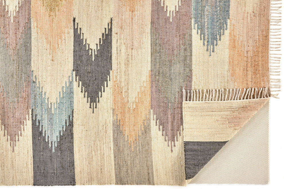 Weave & Wander Miska Pastel Navajo Bohemian Rug, 9'x12'