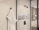 Duro Bath 4-Piece Hardware Set, Matte Black