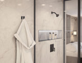 Duro Bath 4-Piece Hardware Set, Matte Black