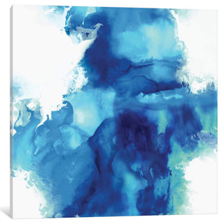 "Ascending In Blue I" by Daniela Hudson, Canvas Print, 26"x26"