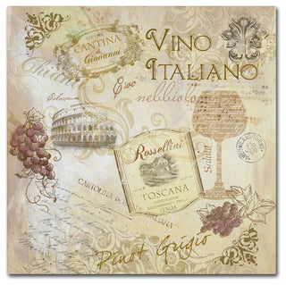 Fiona Stokes-Gilbert 'Italian Wine' Canvas Art, 18 x 18