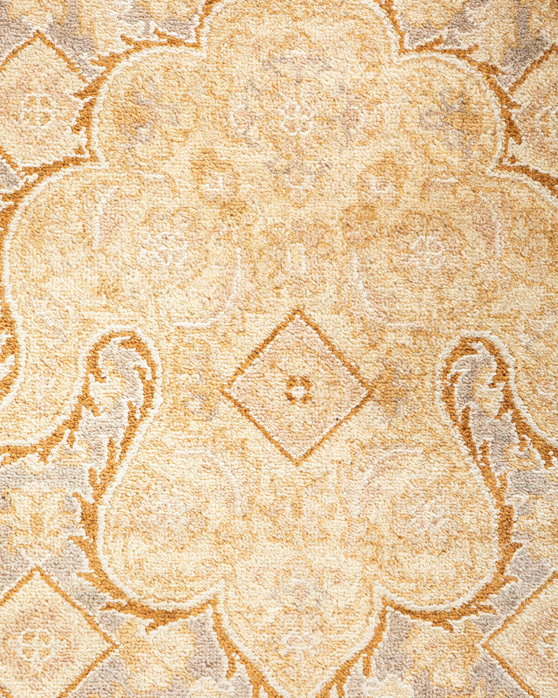 Effat, One-of-a-Kind Hand-Knotted Area Rug Ivory, 9'3"x12'3"