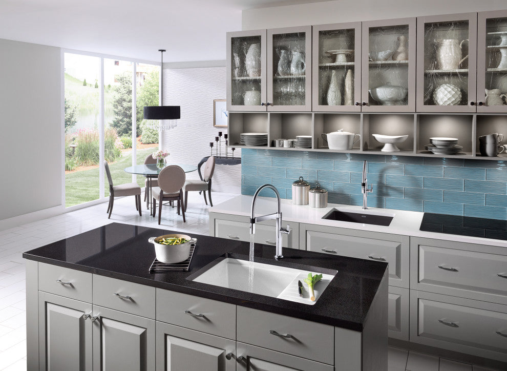 Blanco 441624 Culina 1-Handle Pull-Down Kitchen Faucet, Chrome