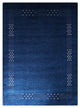 HAND KNOTTED LOOM WOOL ECO-FRIENDLY AREA RUGS - Rectangle, Blue, Contemporary