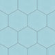 Textile Basic Hex Aqua Porcelain Floor and Wall Tile