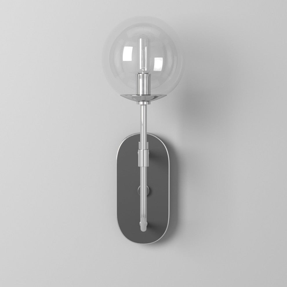 Welton 1-Light Wall Sconce, Chrome