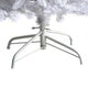 5' Slim White Faux Xmas Tree W/150 Warm White LED Lights & 491 Bendable Branches