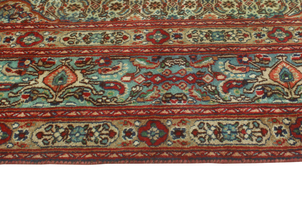 Semi Antique Abiodun Beige/Rust Rug, 7'1 x 10'3