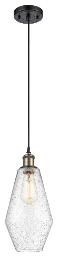 Innovations 516-1P-BAB-G654-7-LED 1-Light Mini Pendant, Black Antique Brass