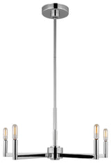 Fullton 5-Light Chandelier, Chrome