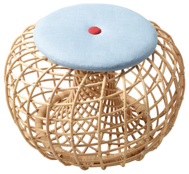 Cane-line Nest footstool small INDOOR, Natural