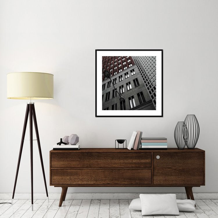 "Twinlight" Framed Digital Print by Gilbert Claes, 38"x38"