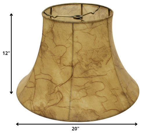 20" Antique Parchment Slanted Softback Lampshade