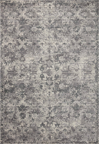 Loloi Indra Charcoal / Silver 3'-7" x 5'-7" Accent Rug