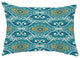 Illuminate 14"x20" Decorative Abstract Outdoor Throw Pillow, Blue