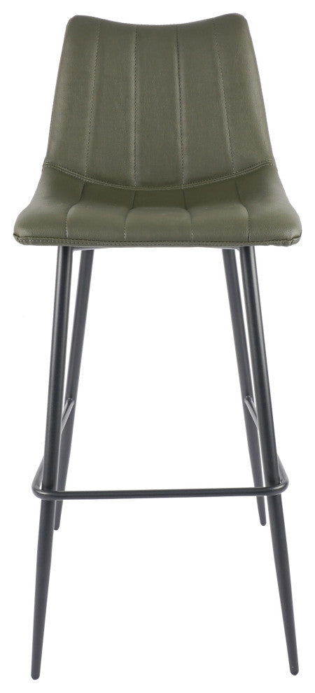 Alibi Barstool Dark Green-Set of Two