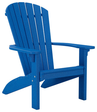 Outdoor Poly Lumber SeaAira Adirondack Chair, Royal Blue
