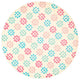 Safavieh Soho soh756a Rug, Ivory/Multi, 6'0"x6'0" Round