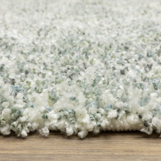 Aurora Stressing Light Blue/Ivory Indoor Area Rug, Blue, 9'10" x 12'10"