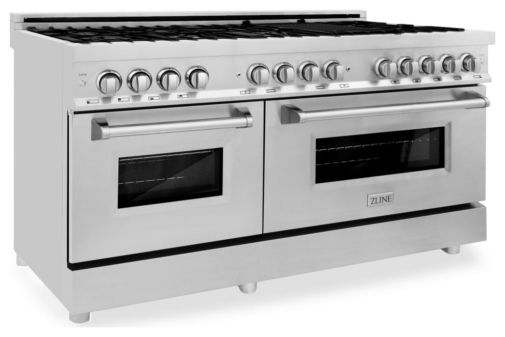 ZLINE Freestanding Range, Stainless Steel, Dual Fuel, RA60