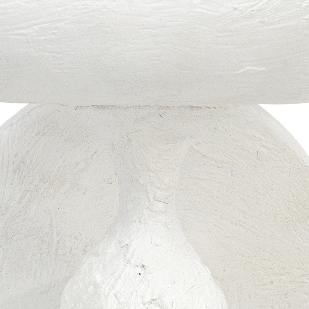 Concord Wall Sconce, Gray Plaster, White Plaster