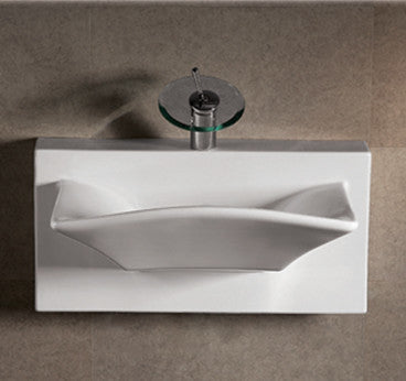 Isabella Rectangular Wall Mount Basin