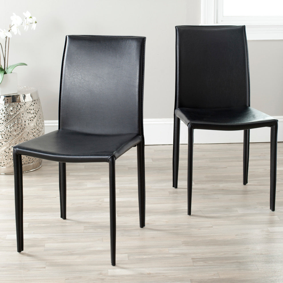 Safavieh Karna Dining Chairs, Set of 2, Black