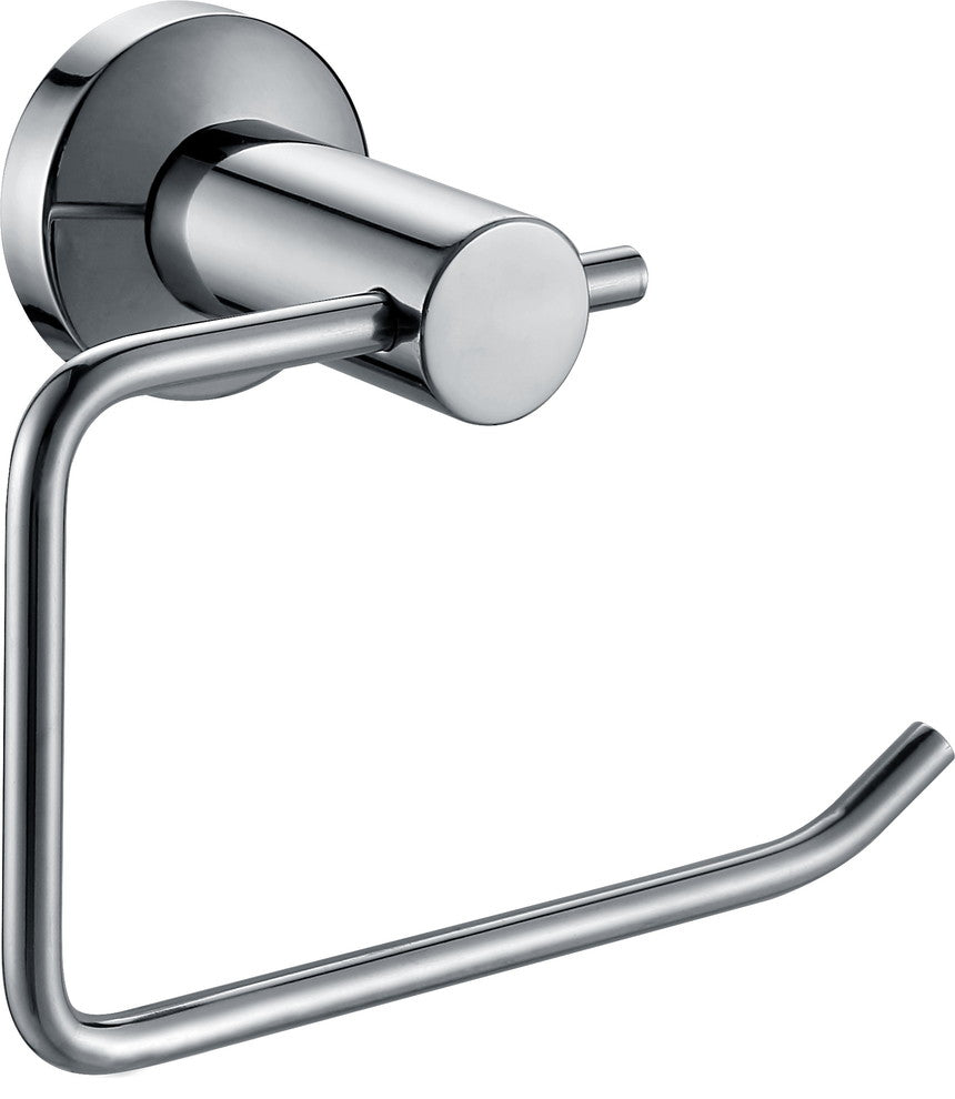 Nirvana Paper Holder, Polished Stainless Steel