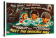Abbott and Costello, Meet The Invisible Man Poster, 36x24