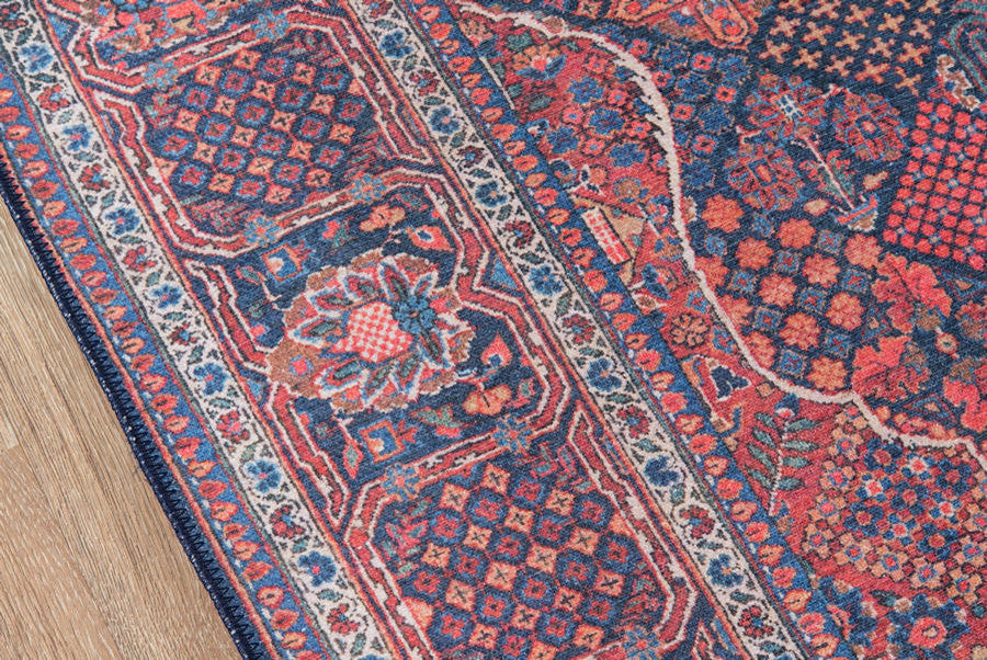 Momeni Afshar AFS10 Area Rug, Navy, 2'3"x7'6" Runner