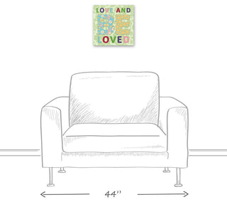 Love and Be Loved 12x12 Canvas Wall Art