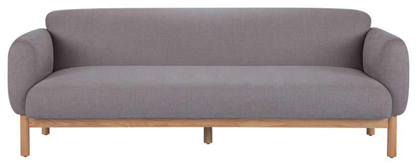 Metro, Tulum 3 Seater Sofa, Dark Brown