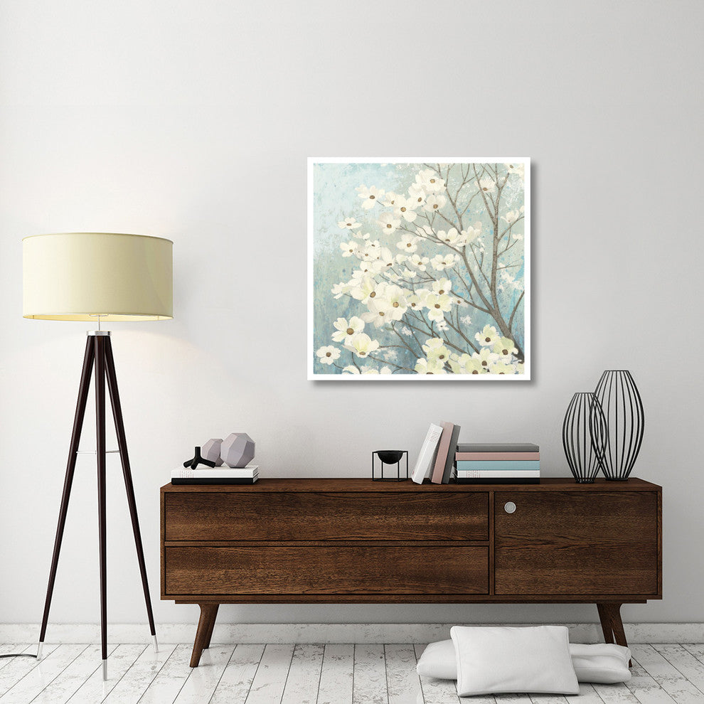 "Dogwood Blossoms I" Digital Paper Print by James Wiens, 38"x38"