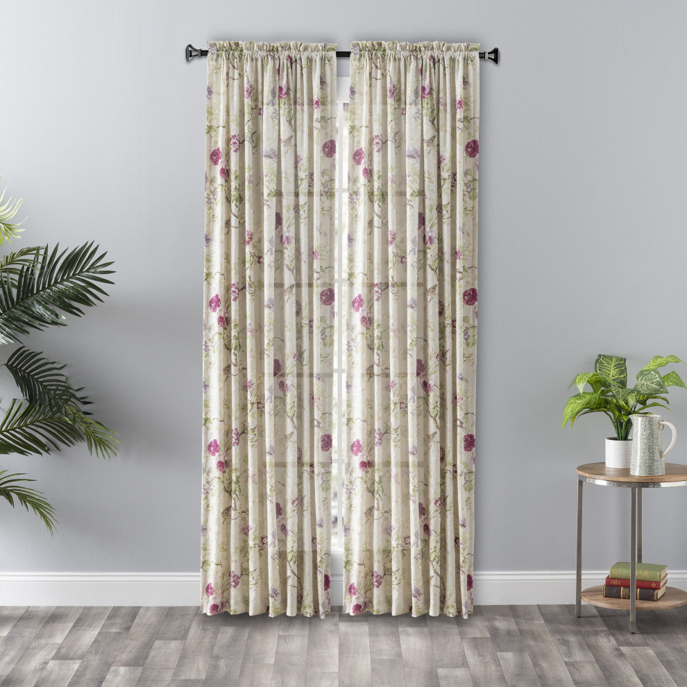 Balmoral Tailored Panel, Lilac, 48" X 63"