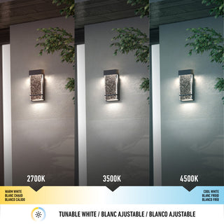 Artika Skyler Integrated LED Outdoor Wall Light, Black
