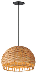 Maxim 14411 Tahiti 14"W Pendant - Black