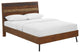 Walnut Arwen Queen Rustic Wood Bed