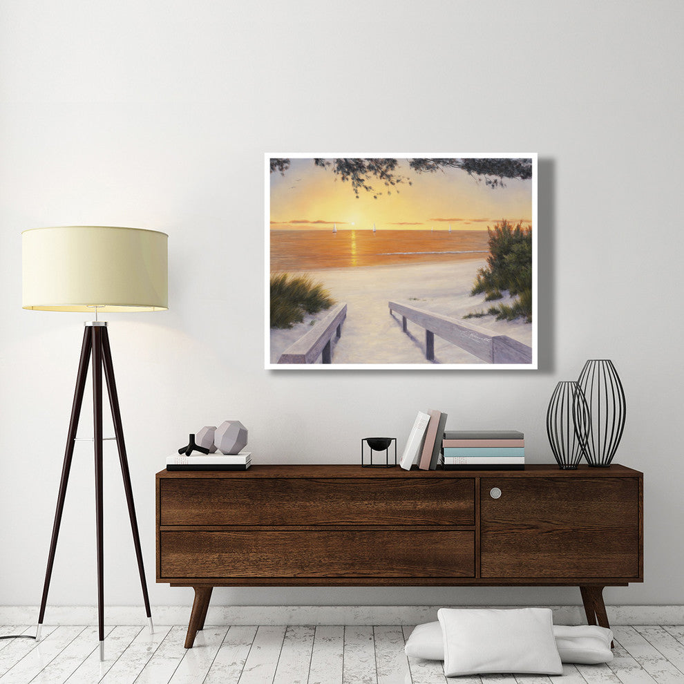 "Evening Sunset" Digital Paper Print by Diane Romanello, 50"x38"
