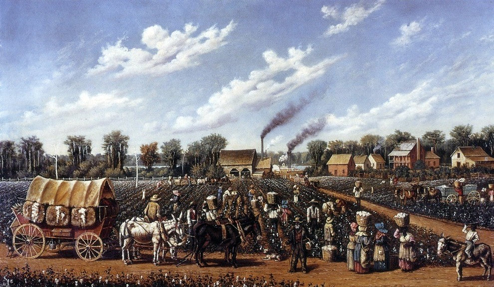 William Aiken Walker Cotton Plantation on the Mississippi Wall Decal