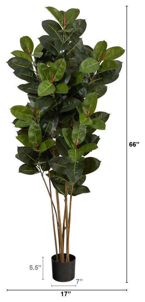 5.5' Oak Artificial Tree UV Resistant, Indoor/Outdoor