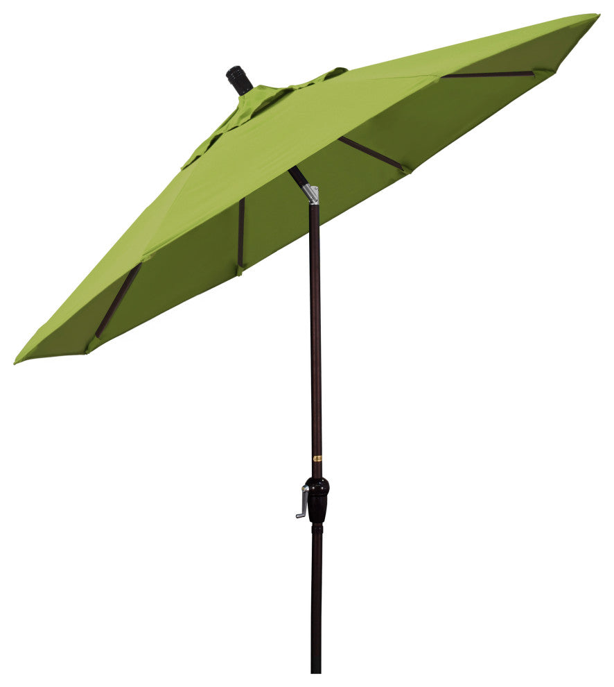 9' Aluminum Umbrella Auto Tilt Bronze, Macaw