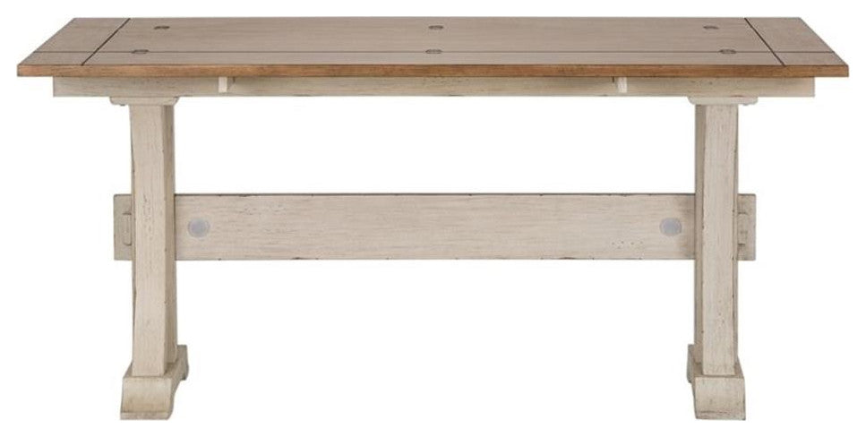 Pemberly Row Farmhouse Farmhouse Reimagined Flip Lid Sofa Table